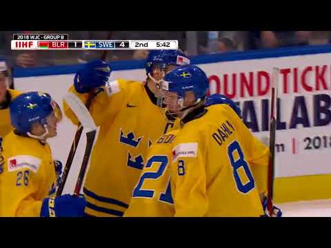 JVM 2018 - Sverige vs Vitryssland 6-1
