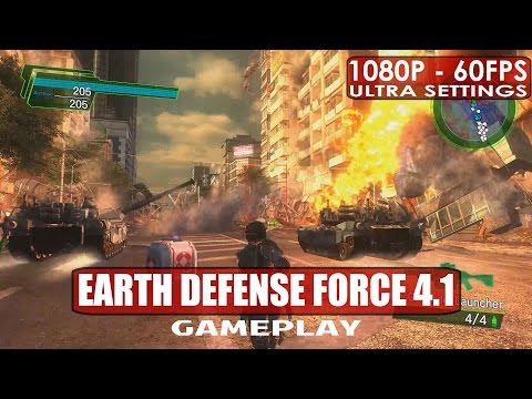 EARTH DEFENSE FORCE 4.1 The Shadow of New Despair gameplay PC HD [1080p/60fps]