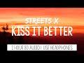 Doja Cat & Rhianna - Streets x Kiss It Better | 1 Hour (Tiktok Remix + Sped Up + 8D Audio)