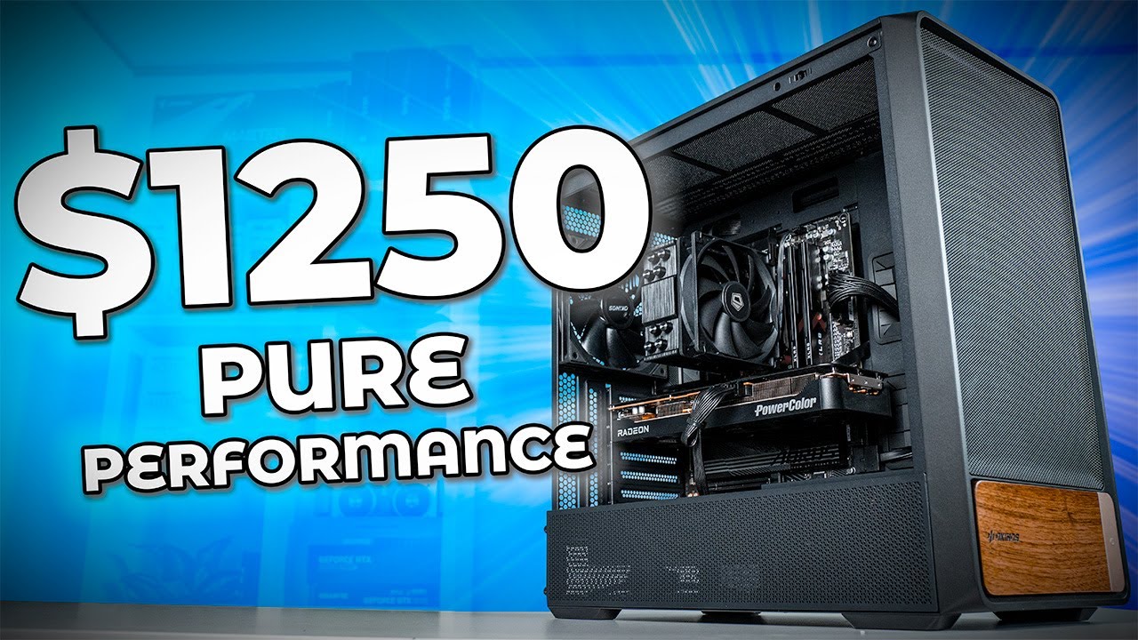 $1250 Pure Performance Gaming PC Build Guide