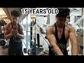 BIG CHEST DAY w/ 15 YEAR OLD BODYBUILDER