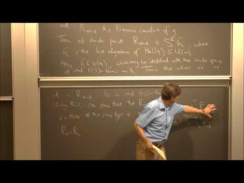 Dominic Joyce - Riemannian holonomy groups, Lesson 11