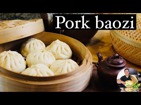 PORK BAOZI | CHINESE STEAMED PORK BUNS