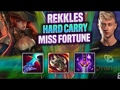 REKKLES HARD CARRY WITH MISS FORTUNE! - KC Rekkles Plays Miss Fortune ADC vs Jinx! | Season 2022