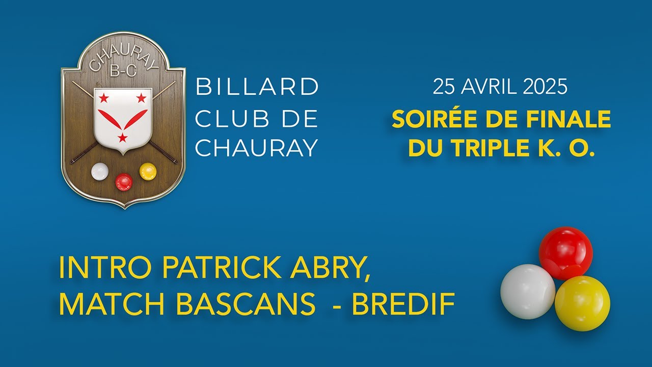 Intro - Match Jean-Marc Bascans / Bruno Bredif