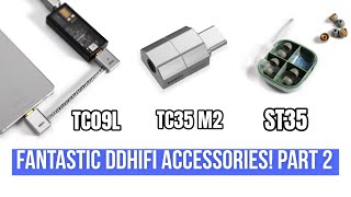 Fantastic DDHifi accessories Part 2 | TC09L, TC35 M2 DAC & ST35 Eartips