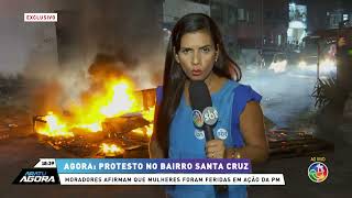 Protesto no Bairro da Paz: Moradores acusam PM de balear mulheres | ARATU AGORA |TV ARATU
