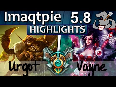 [Highlights] Imaqtpie - Urgot/Sion vs Vayne/Thresh - ADC - Master S5 | 10