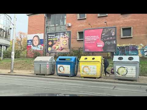 Belgrade drive from Banovo brdo to Fair 2025-11-19