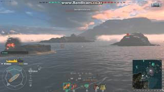 순양함한테 충각당할뻔한 구축함