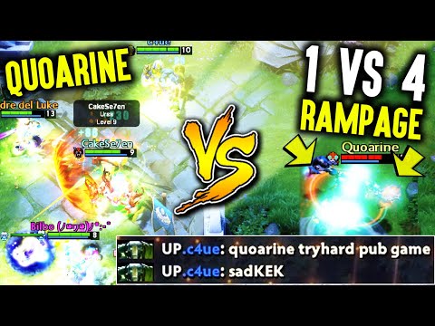 Quoarine Tinker On Quarantine Times - Crazy 1vs4 Rampage 34kills Dota 2