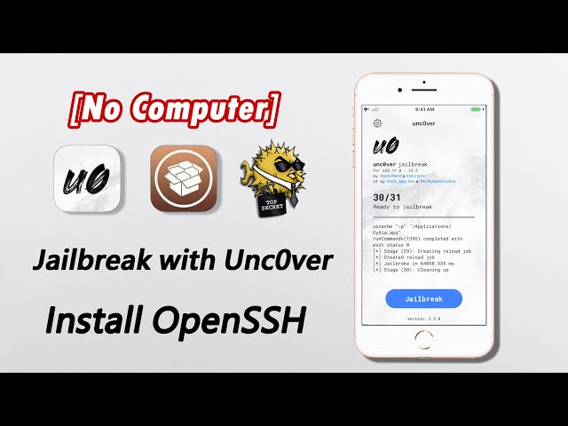 How to Jailbreak iOS with Unc0ver and Install OpenSSH [No Computer]| iOS 12.4.8