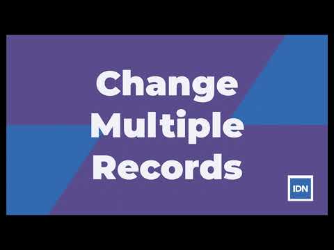 Change Multiple Records