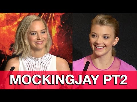 THE HUNGER GAMES Mockingjay Part 2 Cast Interviews - Jennifer Lawrence, Natalie Dormer