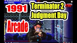 1991 Terminator 2 T2 Arcade Old School Game Playthrough Retro game