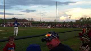 preview picture of video 'Matt Stairs First Home at bat Fredericton Senior Royals'