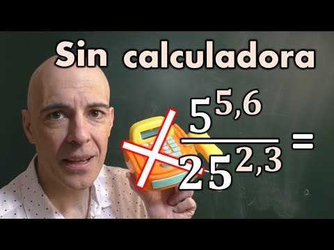 Aritmética sin calculadora. Potencias con decimales