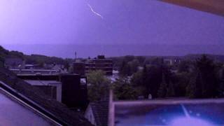 preview picture of video 'Blitz vom Gewitter in Erkrath'