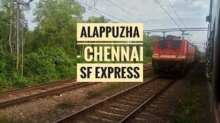 preview picture of video 'Alappuzha - chennai Super fast express meets Nethravathy express'