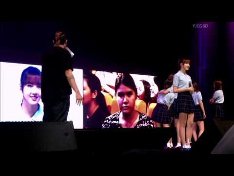 160904 여자친구 (GFriend) Staring Contest with a fan - YERIN | LOL Showcase 2016 in Manila