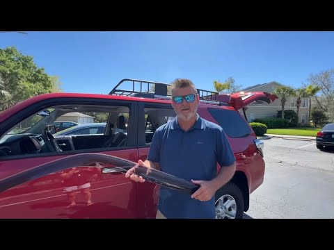 2021 4Runner mod WeatherTech Rain Guards