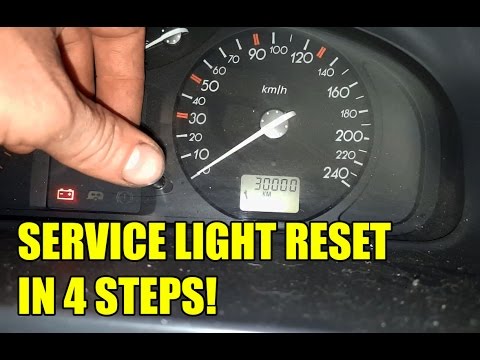 TUTORIAL: Service light reset Renault Laguna in 4 steps!