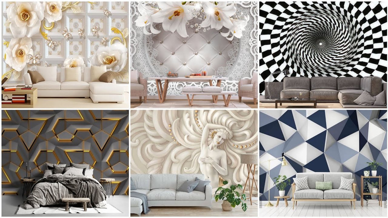 200+ 3d wallpaper design , bedroom wall art design , living room wallpaper ideas @Designland