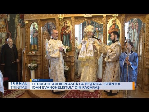 Liturghie arhierească la Biserica „Sfântul Ioan Evanghelistul” din Făgăraș