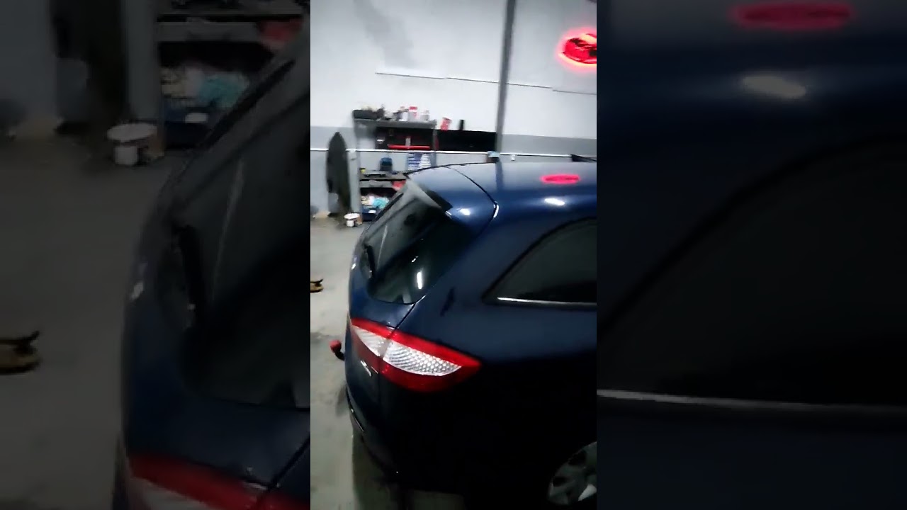 Универсальный спойлер DPT (ABS) (95см, черный глянец) Video 2