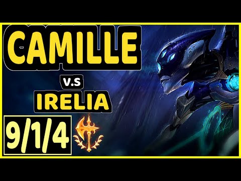 ALOIS (CAMILLE) vs IRELIA - 9/1/4 KDA TOP GAMEPLAY - EUW Ranked GRANDMASTER