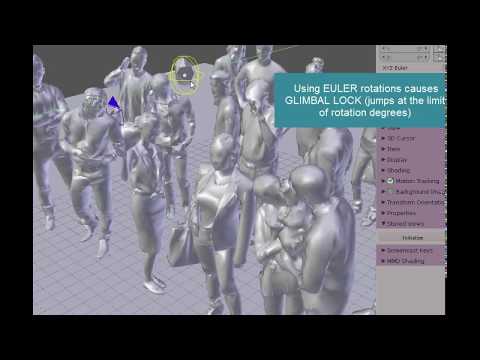 Blender   Avoid glimbal lock using Quaternion rotations (2.79 series)