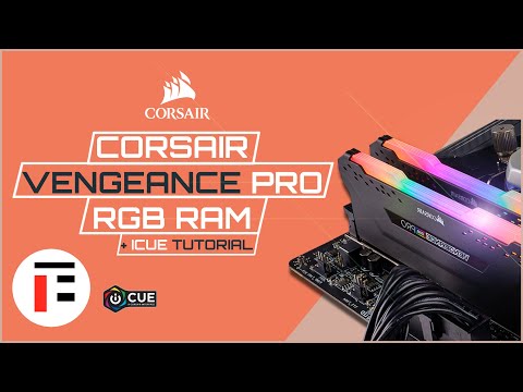 Corsair Vengeance Pro RGB RAM + Corsair ICUE Software Tutorial 2020!