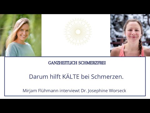 Darum hilft Kälte bei Schmerzen I Interview mit Dr. Josephine Worseck