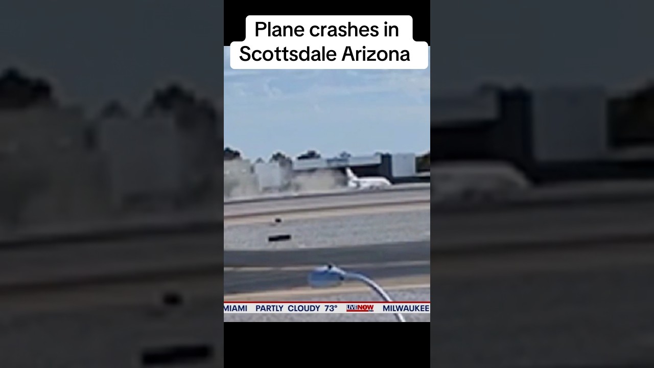 Plane crashes in Scottsdale Arizona, one dead