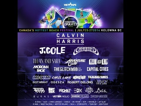 Monster Energy Center of Gravity 2014 Lineup Announcement