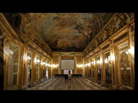 Firenze Palazzo Medici Riccardi GALLERIA DEGLI SPECCHI DIPINTI di Luca Giordano