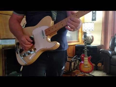 1977 Greco Telecaster modified with Bigsby and Seymour Duncan image 13