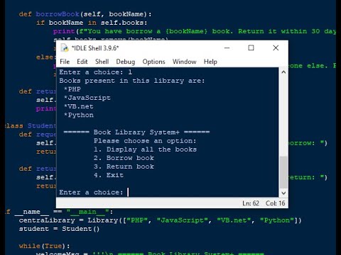 Simple Book Library System Using Python