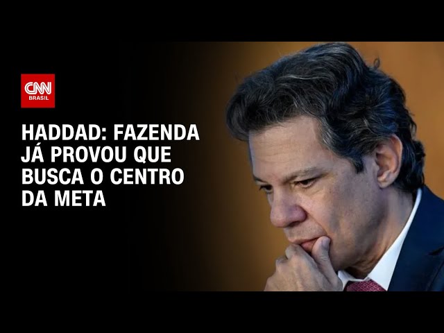 Fazenda já provou que busca o centro da meta, diz Haddad sobre decisão do TCU | CNN 360°