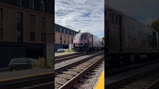 HSP 2038 arrives and departs Melrose Highlands with Clean SAAHC! With @jasonhadfield1551