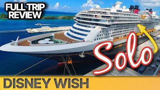 How a Mostly Solo Disney Wish Cruise Surprised Me