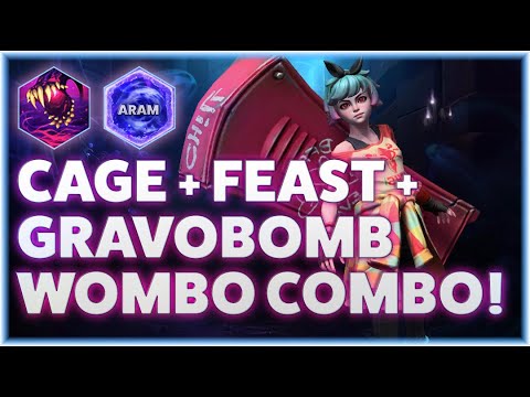 Orphea Feast - CAGE + FEAST + GRAVOBOMB WOMBO COMBO! - ARAM LOST CAVERN