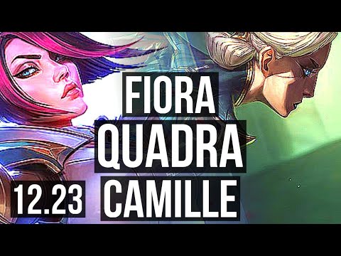 FIORA vs CAMILLE (TOP) | Quadra, 66% winrate, 6 solo kills | EUW Master | 12.23