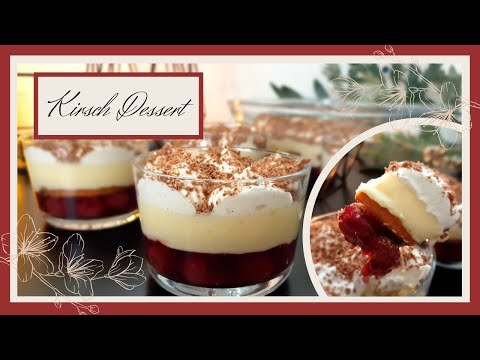 Extrem leckeres Kirsch Dessert 🍒
