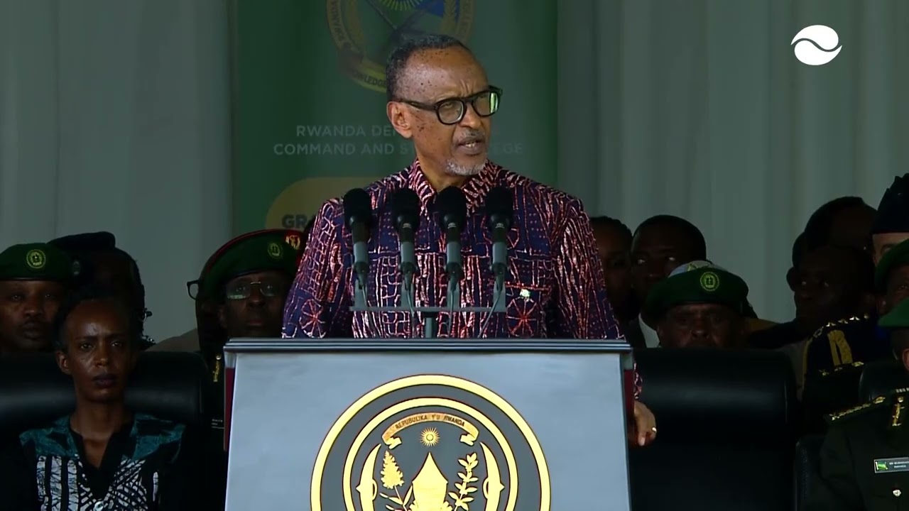 Kagame urges courage, integrity as senior military officers from 20 countries graduate in Musanze