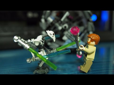 Lego Star Wars Tactical Core/ General Grievou's Wheel Bike Tactical Core: StopMotion Short Film