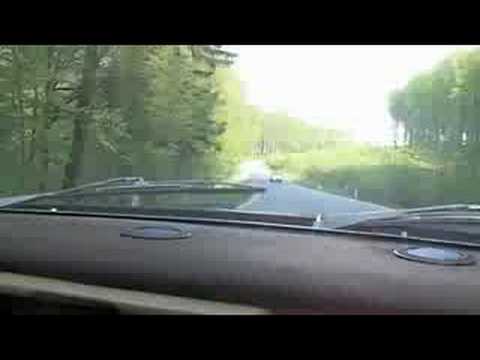 Maserati Khamsin 4.9 accelerating 2 onboard