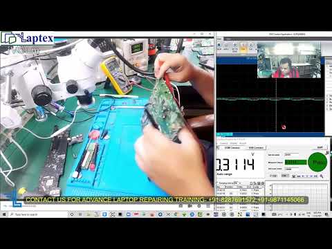 Dell 15 Laptop Power On But No display in Hindi PLTRST signal missing Laptop Repair Course Laptex