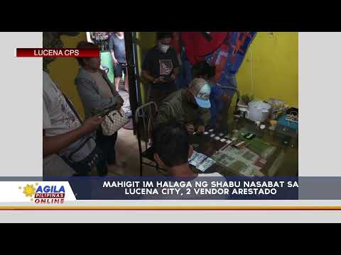 Mahigit P1M halaga ng shabu, nasabat sa Lucena City; 2 vendor, arestado