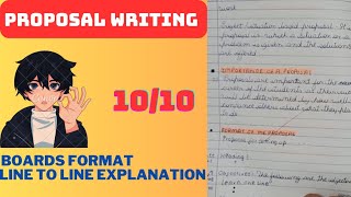 Proposal Writing📄|ISC English Class 11/12th ISC |CISCE prescribed format|Full marks strategy|2024
